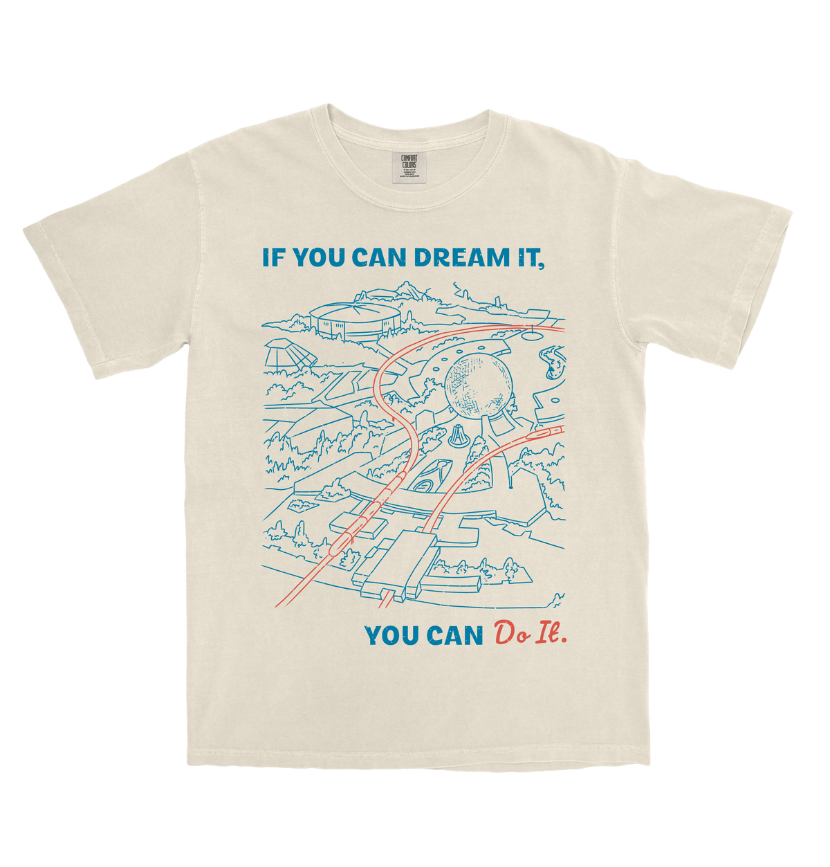 Epcot Line Art Tee